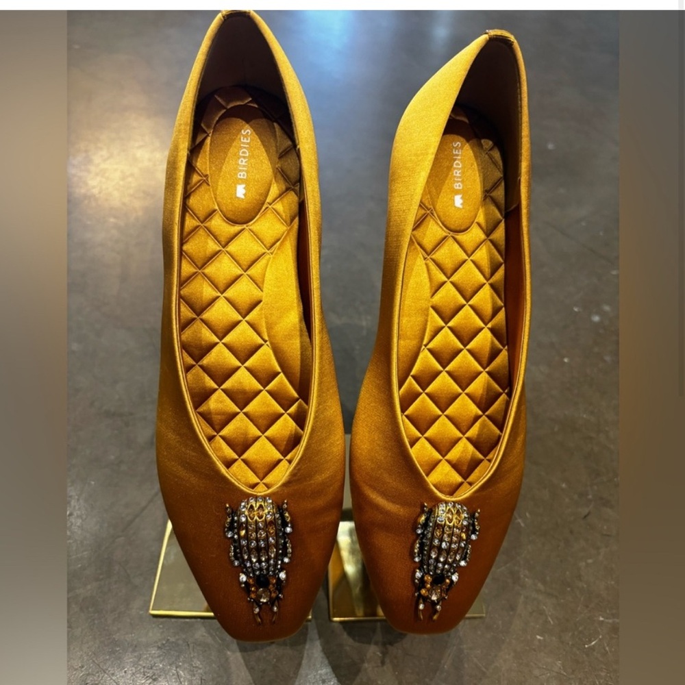 Beautiful flats featuring a jeweled beetle